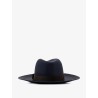 Raffia Fedora hat with Monili detail