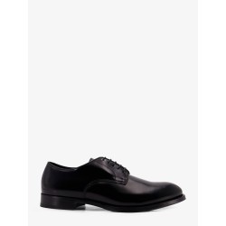 Leather lace-up