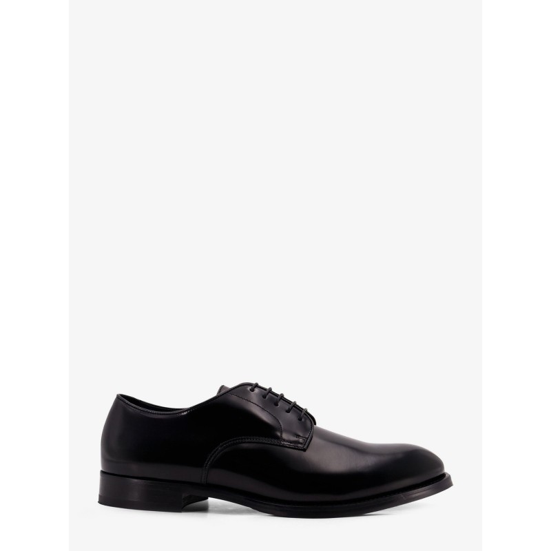 Leather lace-up
