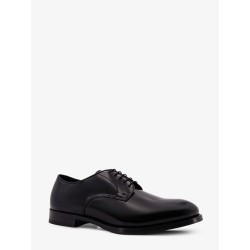 Leather lace-up