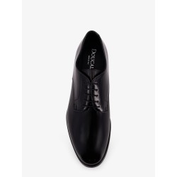 Leather lace-up