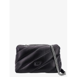 Matelassé leather shoulder bag