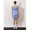 Madras cotton mini dress