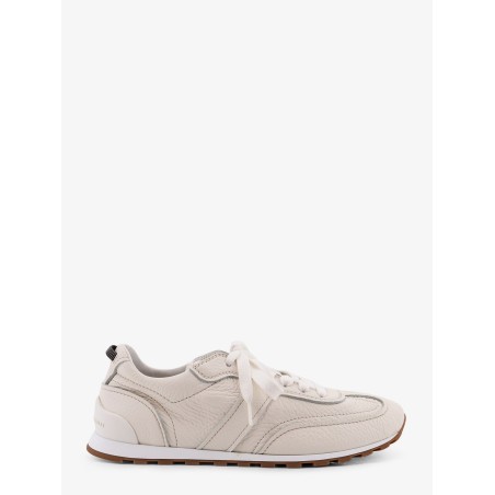 Leather sneakers with Monili on the back