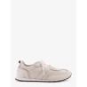 Leather sneakers with Monili on the back