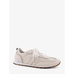 Leather sneakers with Monili on the back