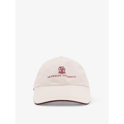 Nylon hat with embroidered logo on the front