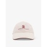 Nylon hat with embroidered logo on the front
