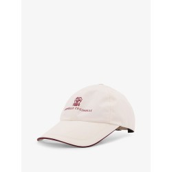 Nylon hat with embroidered logo on the front
