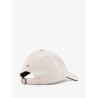 Nylon hat with embroidered logo on the front