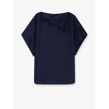 Issa top in linen blend