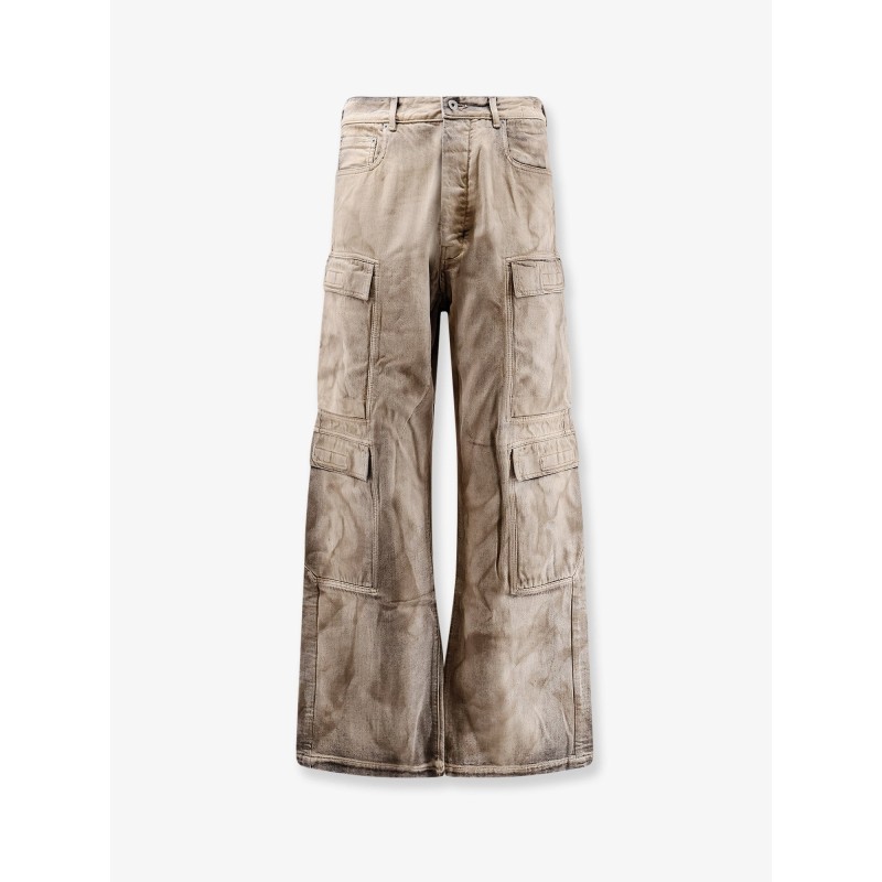 Cargo denim jeans