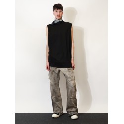 Cargo denim jeans