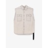 Sleeveless denim jacket