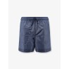 Nylon swim trunks with all-over Gucci Incrocio print