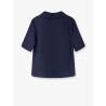 Fabric polo shirt with GG pattern