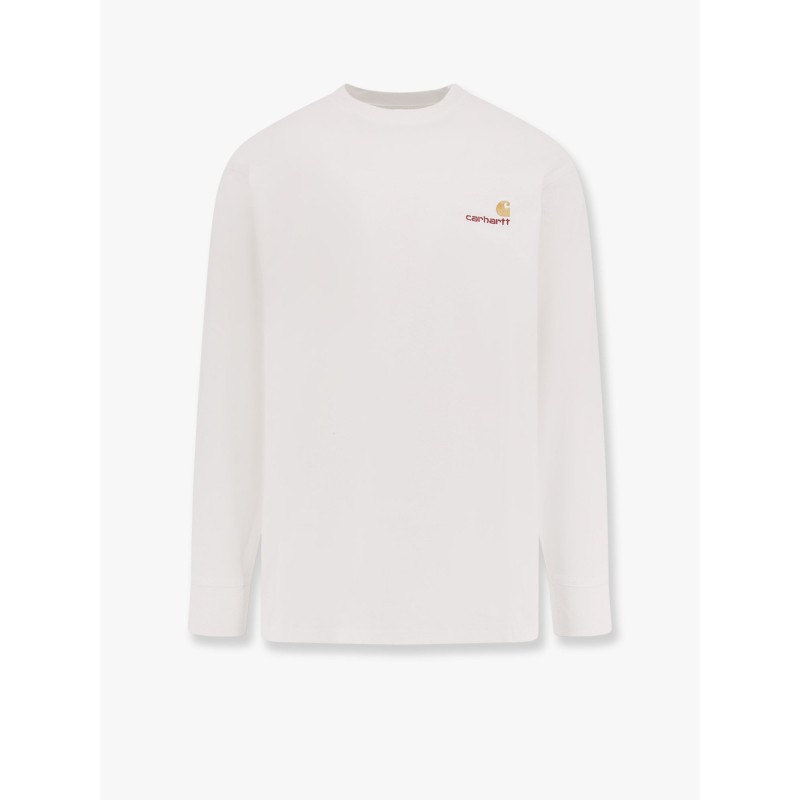 Organic cotton t-shirt with lettering logo on the front