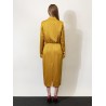 GG satin Chemisier Dress