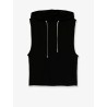 Sleeveless organic cotton sweatshirt