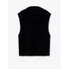 Sleeveless organic cotton sweatshirt