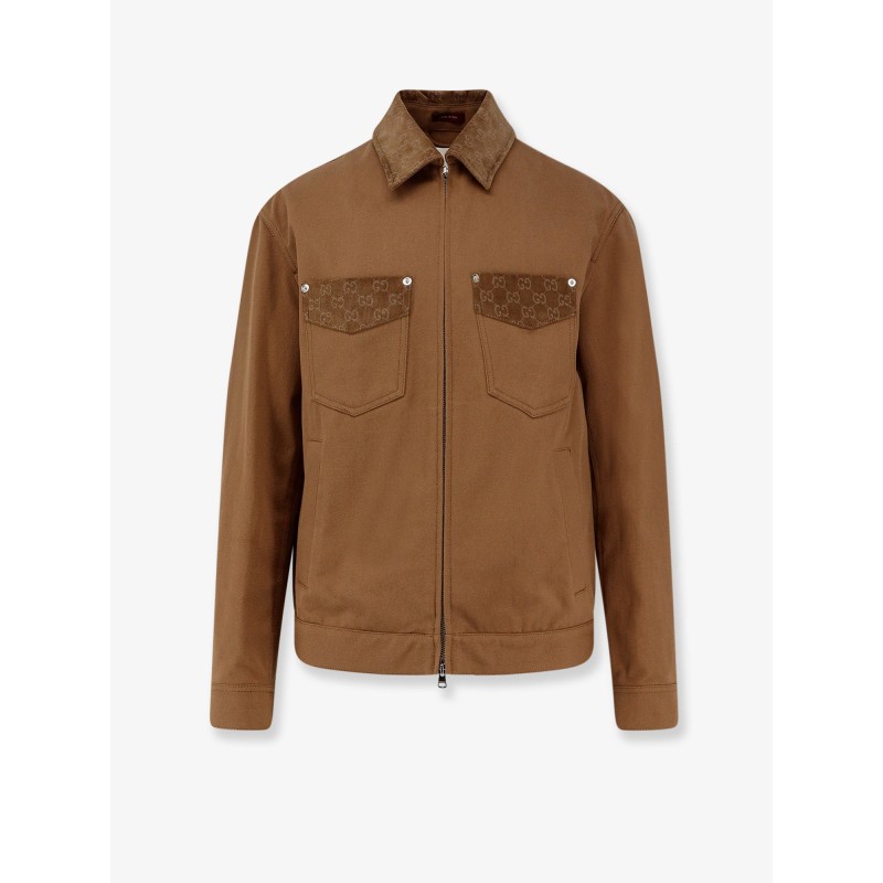 Canvas Jacket with GG details
