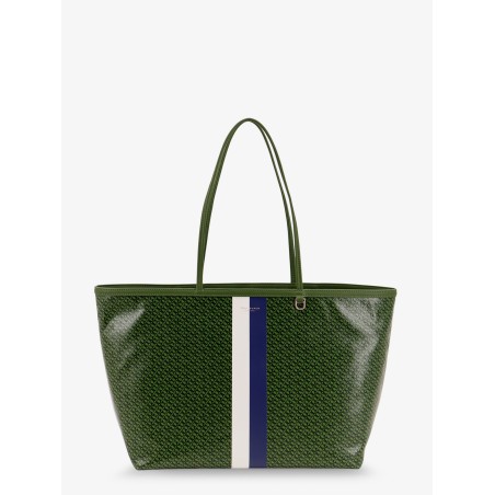 Coated canvas The Racer Tote shoulder bag with all-over logo