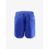 Recycled nylon swim trunks with embroidered logo on the front