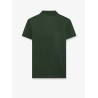 Cotton polo shirt with embroidered logo on the front