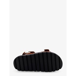 Mellow low leather sandals