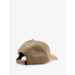 Cotton hat with logo patch on the front