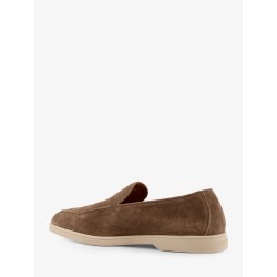 Reverse suede loafers