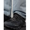 Track nylon and mesh sneakers