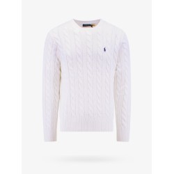 Cable knit sweater with iconic embroidery