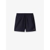 Nylon swim trunks with contrasting embroidered logo