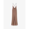Farro long dress with rhinestones