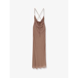 Farro long dress with rhinestones