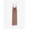 Farro long dress with rhinestones