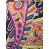 Multicolor viscose skirt