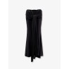 Shiny microfiber skirt with satin effect