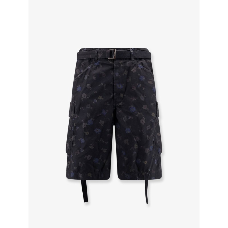 Printed cotton shorts