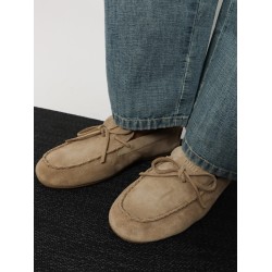 Suede loafers