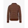 Striped cotton polo shirt
