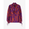 Catya cotton shirt with Crushed Stripe print