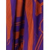 Catya cotton shirt with Crushed Stripe print