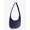 Veneto suede crossbody bag with Intrecciato motif