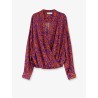 Camiel cotton shirt with multicolor print