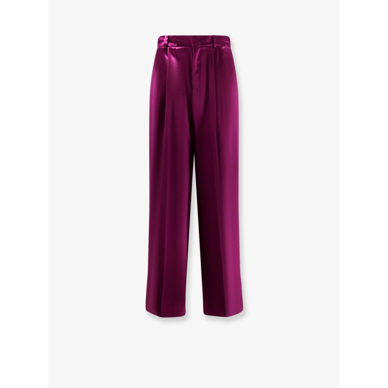 Satin trousers with pinces