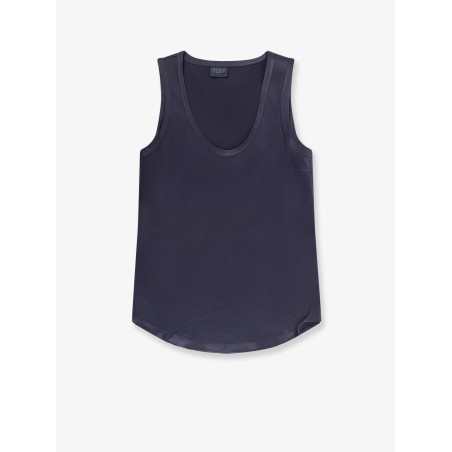 Stretch silk tank top