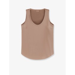 Stretch silk tank top