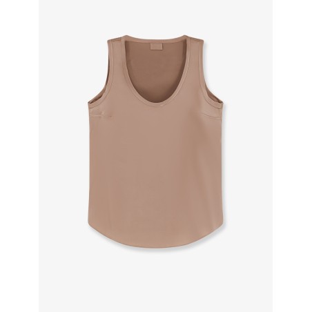Stretch silk tank top